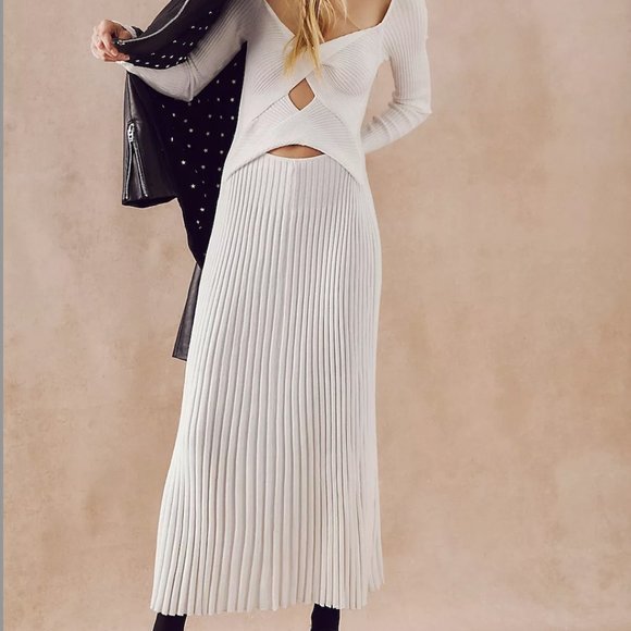 ISO Free People Marni Knit Midi Dress XS - Picture 1 of 2